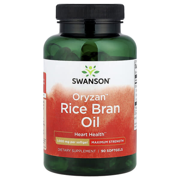 Swanson, Oryzan™ Rice Bran Oil, 1,000 mg, 90 Softgels