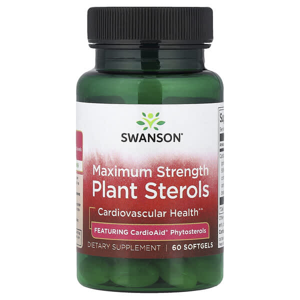 Swanson, Plant Sterols, Maximum Strength, 60 Softgels