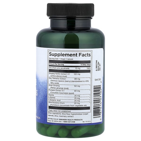 Alternative view of Swanson, Prostate Essentials, 90 Vegan Capsules