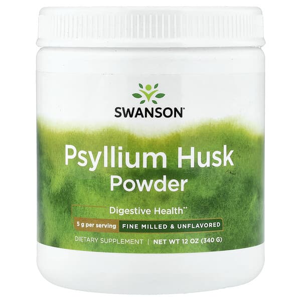 Swanson, Psyllium Husk Powder, 12 oz (340 g)