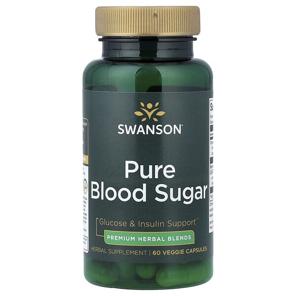 Swanson, Pure Blood Sugar , 60 Veggie Capsules