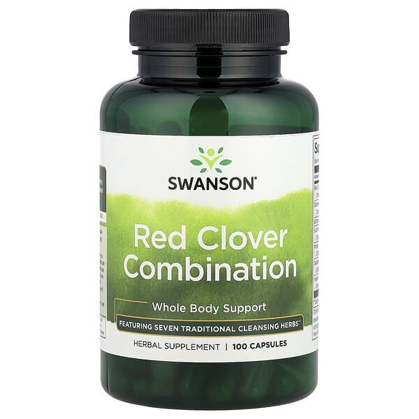 Swanson, Red Clover Combination, 100 Capsules