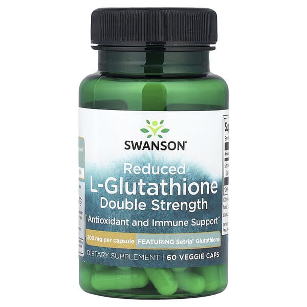 Swanson, Reduced L-Glutathione, 200 mg, 60 Veggie Caps