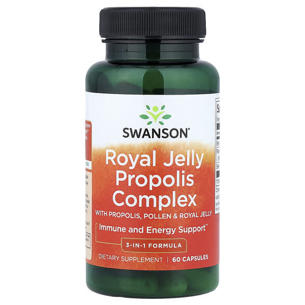 Swanson, Royal Jelly Propolis Complex, 60 Capsules