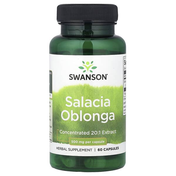 Swanson, Salacia Oblonga, 500 mg, 60 Capsules