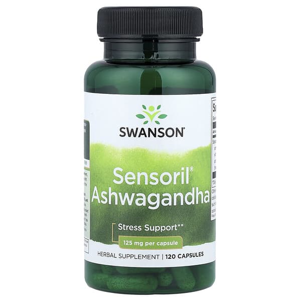 Swanson, Sensoril® Ashwagandha, 125 mg, 120 Capsules