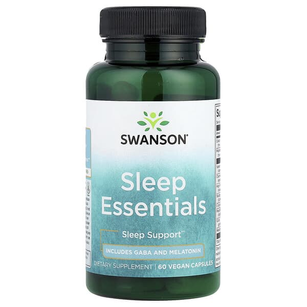 Swanson, Sleep Essentials, 60 Vegan Capsules