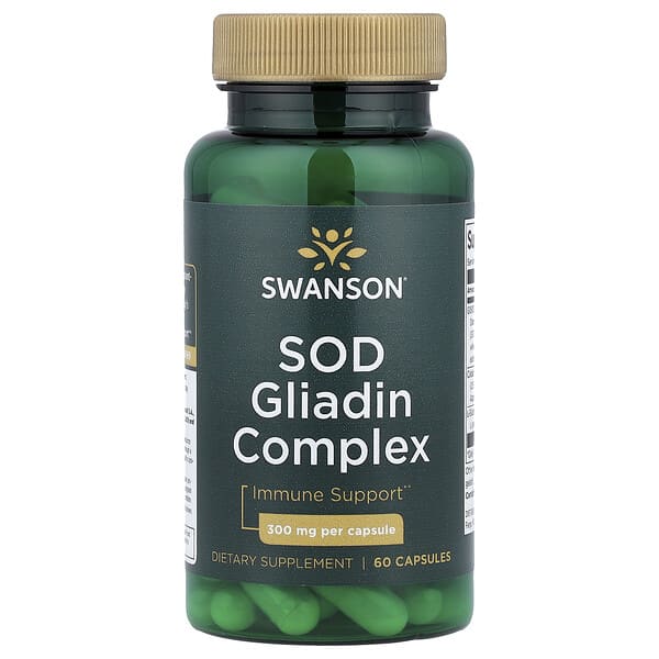 Swanson, SOD Gliadin Complex, 300 mg, 60 Capsules