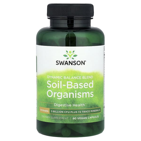 Swanson, Soil-Based Organisms, 90 Vegan Capsules