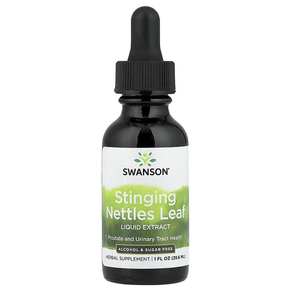 Swanson, Stinging Nettles Leaf Liquid Extract, Alcohol & Sugar Free, 1 fl oz (29.6 ml)