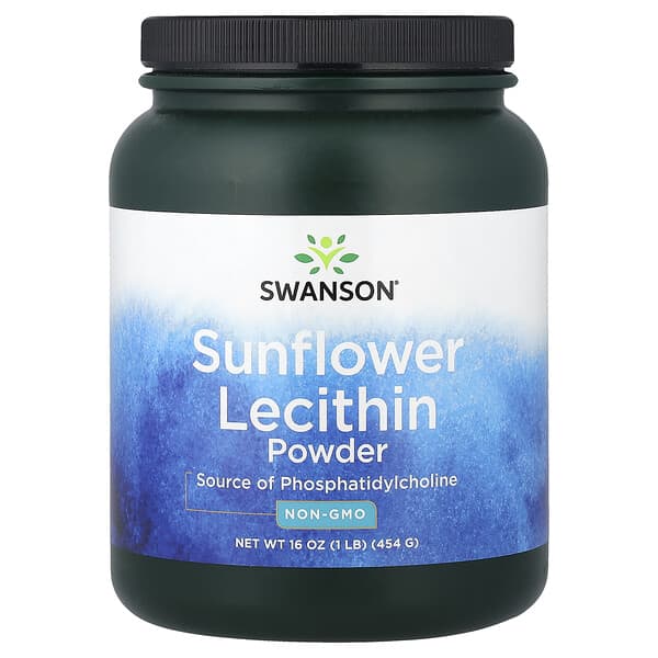 Swanson, Sunflower Lecithin Powder, 1 lb (454 g)