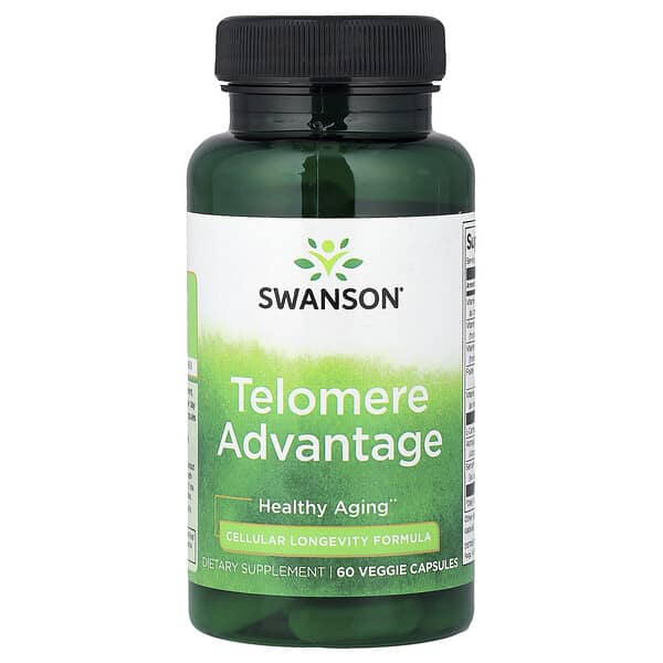 Swanson, Telomere Advantage, 60 Veggie Capsules