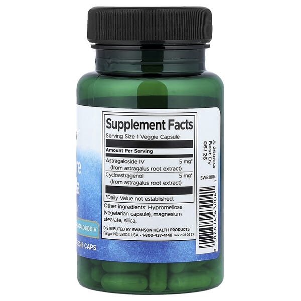 Alternative view of Swanson, Telomere Formula, 90 Veggie Caps