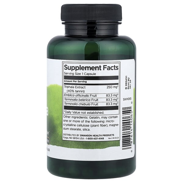 Alternative view of Swanson, Triphala, 120 Capsules