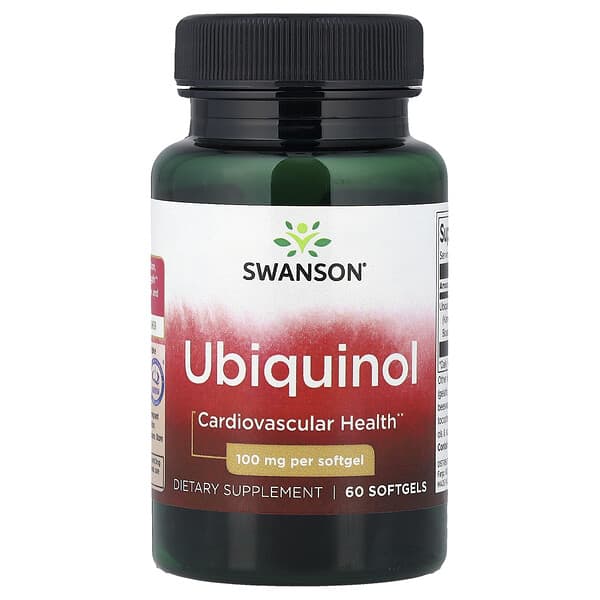 Swanson, Ubiquinol, 100 mg, 60 Softgels