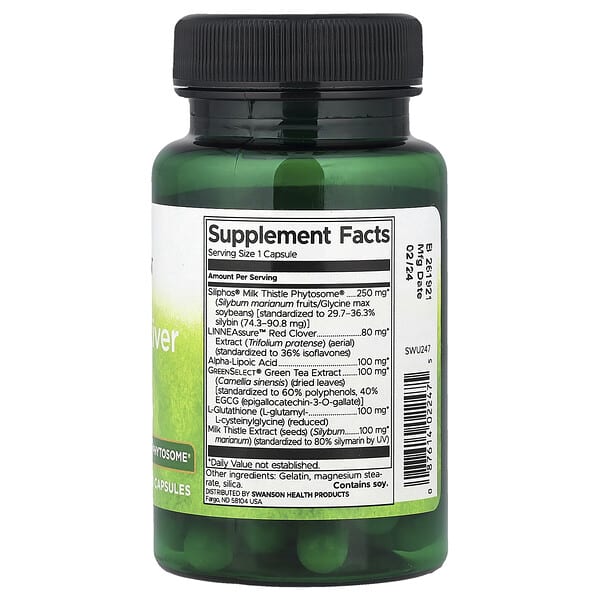 Alternative view of Swanson, Ultimate Liver Elixir with Siliphos® Milk Thistle Phytosome®, 30 Capsules