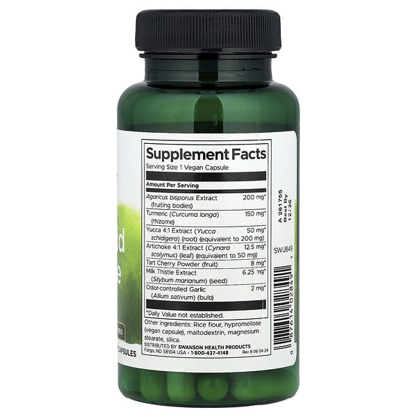 Alternative view of Swanson, Uric Acid Cleanse, 60 Vegan Capsules