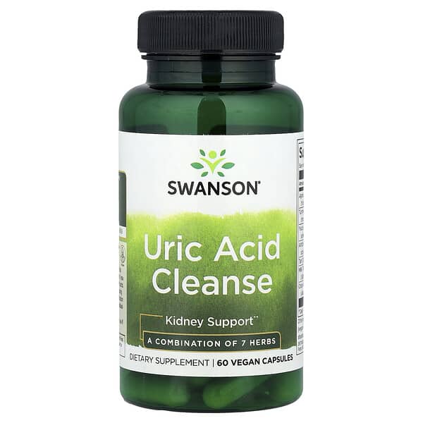 Swanson, Uric Acid Cleanse, 60 Vegan Capsules