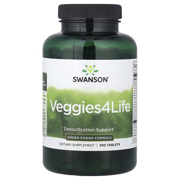 Swanson, Veggies4Life, 300 Tablets