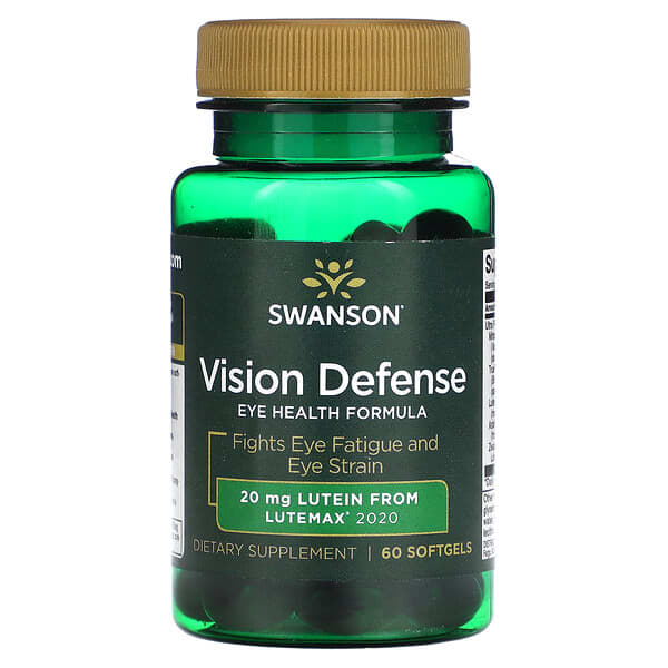 Swanson, Vision Defense, 60 Softgels