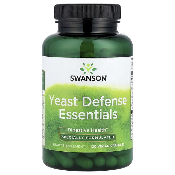Swanson, Yeast Defense Essentials, 120 Vegan Capsules