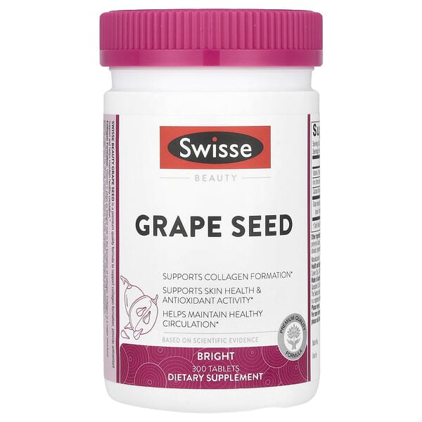 Swisse, Grape Seed, 300 Tablets 2 Swisse, Grape Seed, 300 Tablets