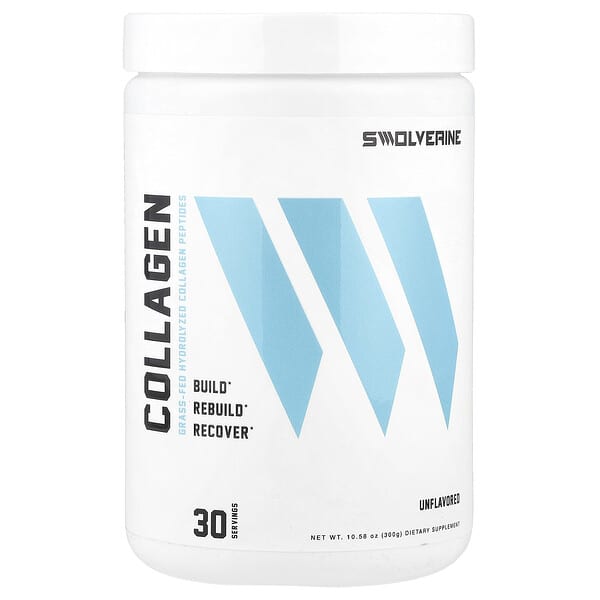 Swolverine, Collagen, Unflavored, 10.58 oz (300 g) 5 Swolverine, Collagen, Unflavored, 10.58 oz (300 g)