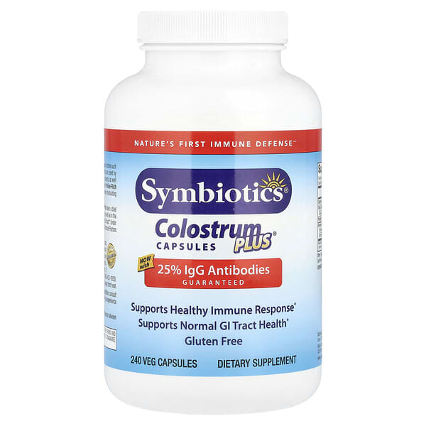 Symbiotics, Colostrum Plus®, 240 Veg Capsules