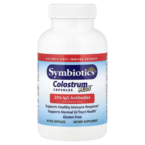 Symbiotics, Colostrum Plus®, 60 Veg Capsules