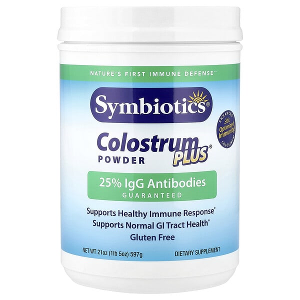 Symbiotics, Colostrum Plus® Powder, 21 oz (597 g)