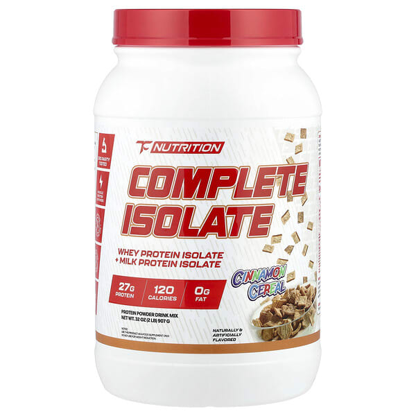 TC Nutrition, Complete Isolate, Cinnamon Cereal, 2 lb (907 g)
