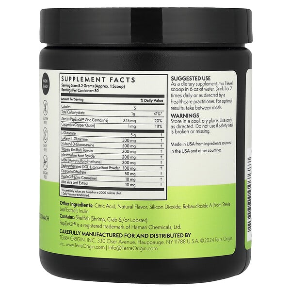 Alternative view of Terra Origin, Healthy Gut™, Green Apple, 8.68 oz (246 g)