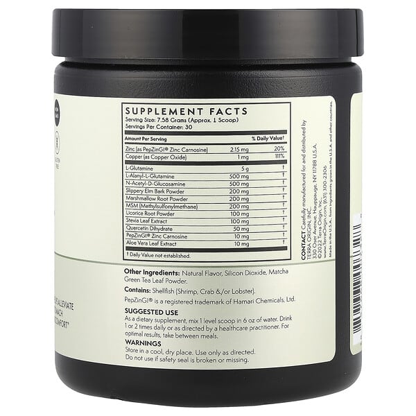 Alternative view of Terra Origin, Healthy Gut™, Matcha Green Tea , 8.02 oz (227.4 g)