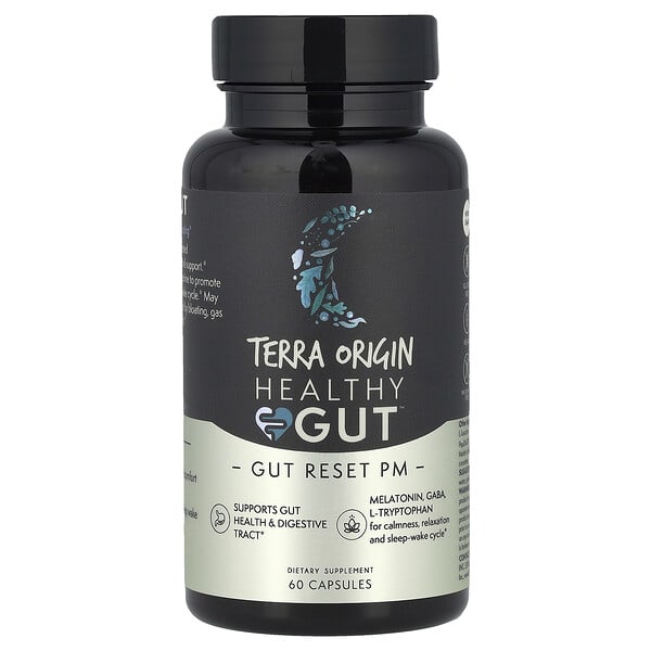 Terra Origin, Healthy Gut™ Reset PM, 60 Capsules