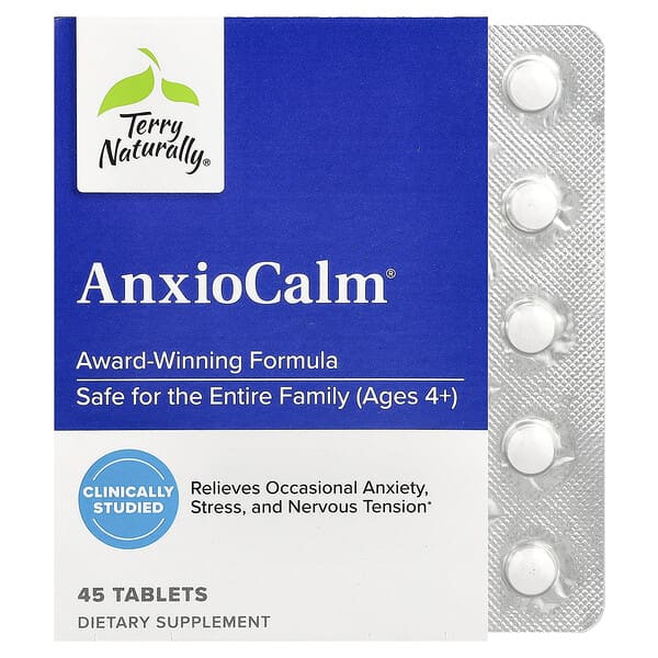 Terry Naturally, AnxioCalm®, 45 Tablets