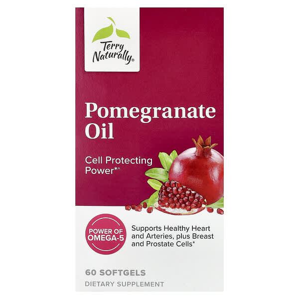 Terry Naturally, Pomegranate Oil, 60 Softgels