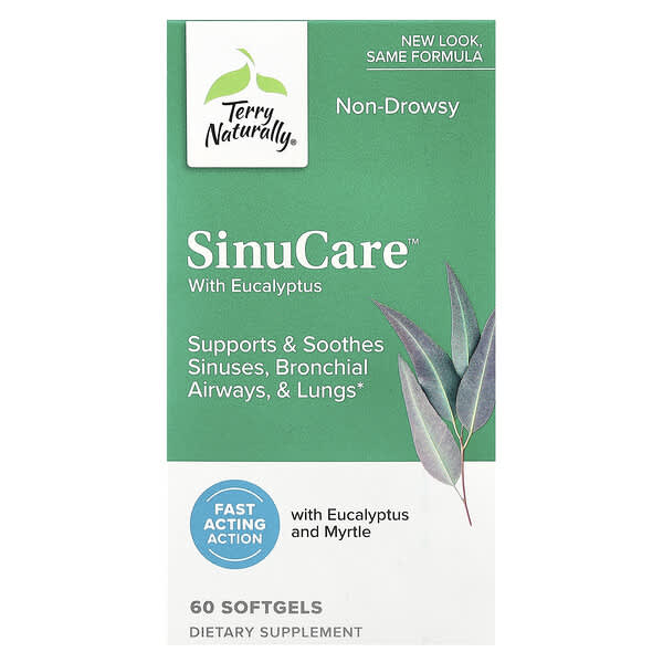 Terry Naturally, SinuCare™ with Eucalyptus, 60 Softgels