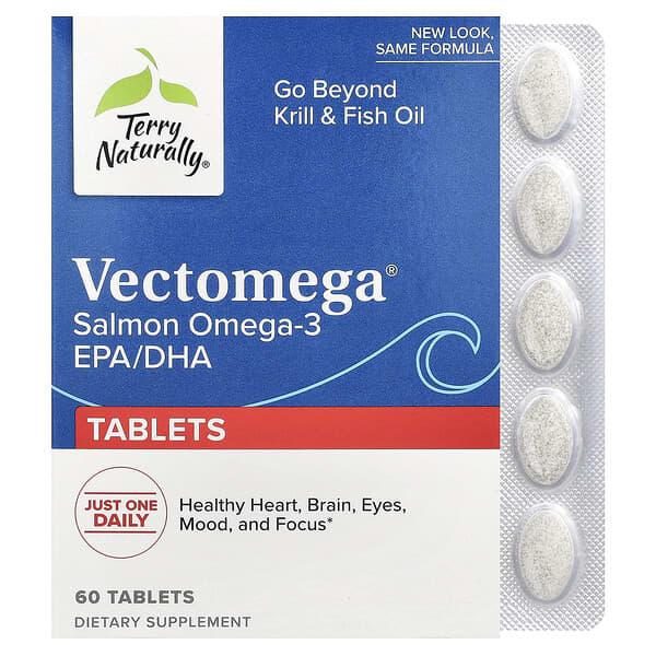 Terry Naturally, Vectomega®, 60 Tablets