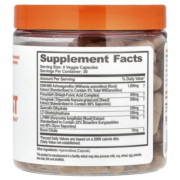 Alternative view of The Genius Brand, Genius Test, Advanced Testosterone Optimization Complex, 120 Veggie Capsules