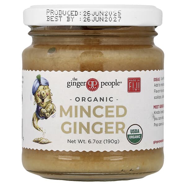 The Ginger People, Organic Minced Ginger, 6.7 oz (190 g)