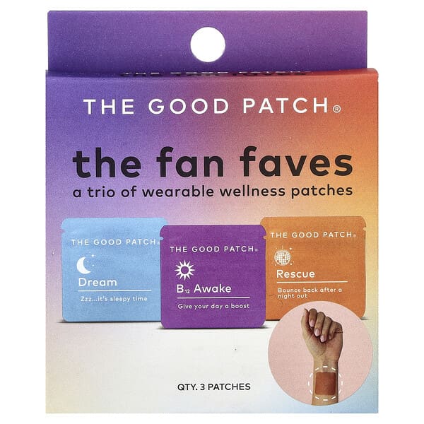 The Good Patch, The Fan Faves Wellness Patches, 3 Patches
