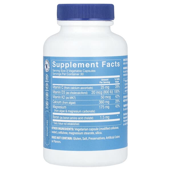Alternative view of The Vitamin Shoppe, Algae-Based Calcium Bone Formula, 90 Vegetable Capsules