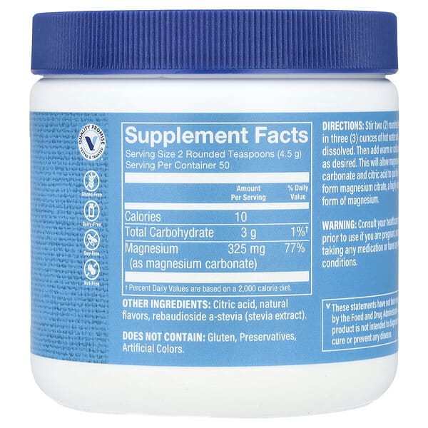 Alternative view of The Vitamin Shoppe, Calm Zone®, Magnesium, Raspberry Lemon, 8 oz (225 g)