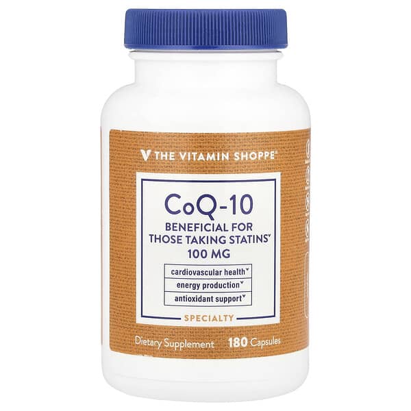 The Vitamin Shoppe, CoQ-10, 100 mg, 180 Capsules