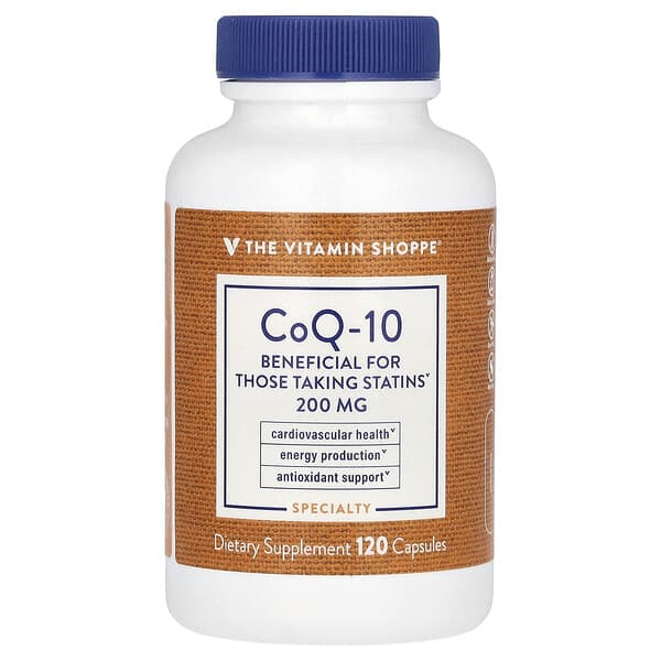 The Vitamin Shoppe, CoQ-10, 200 mg, 120 Capsules