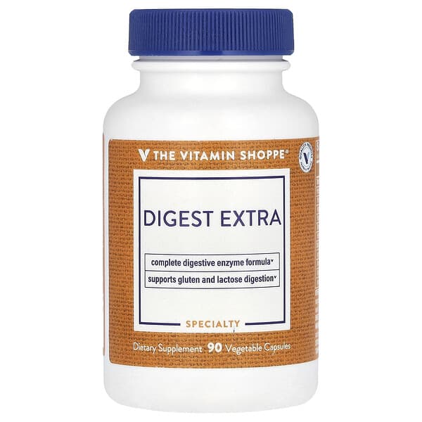 The Vitamin Shoppe, Digest Extra, 90 Vegetable Capsules 2 The Vitamin Shoppe, Digest Extra, 90 Vegetable Capsules