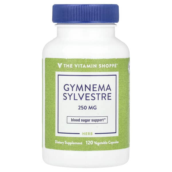 The Vitamin Shoppe, Gymnema Slyvestre, 250 mg, 120 Vegetable Capsules 2 The Vitamin Shoppe, Gymnema Slyvestre, 250 mg, 120 Vegetable Capsules