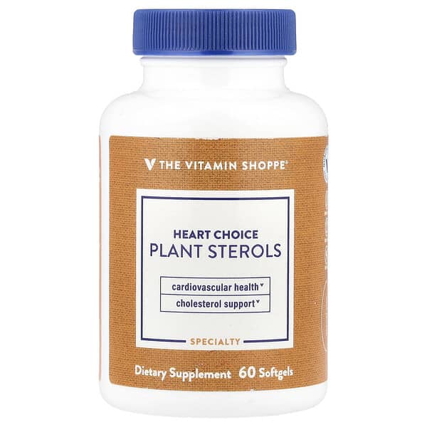 The Vitamin Shoppe, Heart Choice Plant Sterols, 60 Softgels