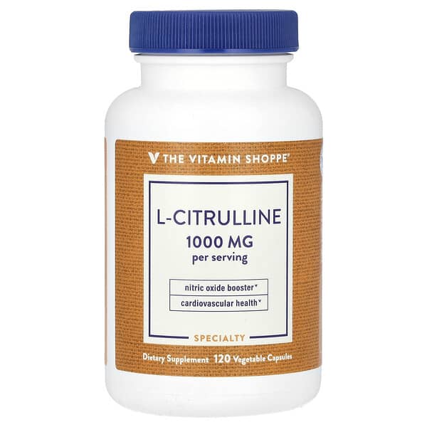The Vitamin Shoppe, L-Citrulline, 120 Vegetable Capsules (500 mg per Capsule)