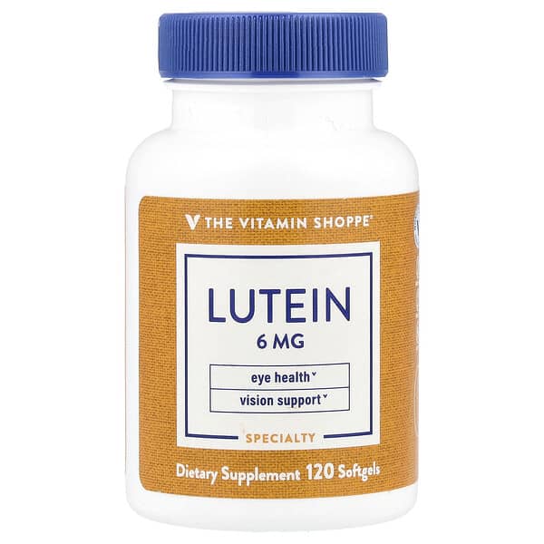 The Vitamin Shoppe, Lutein, 6 mg, 120 Softgels 4 The Vitamin Shoppe, Lutein, 6 mg, 120 Softgels